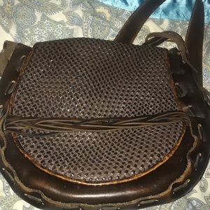 Patrisha Nash leather saddle bag FIRENZE